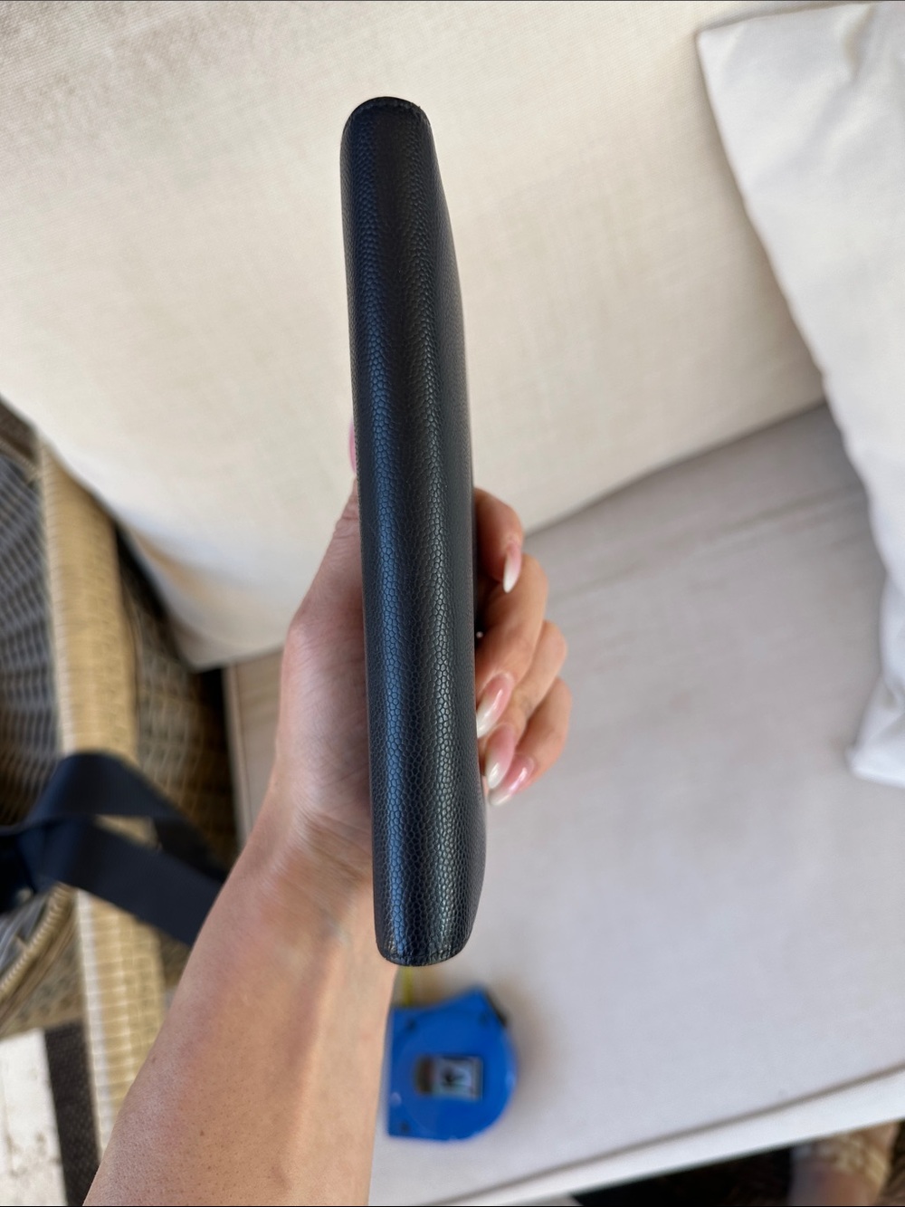 Yves Saint Laurent Black Leather Long Wallet - Picture 7 of 7
